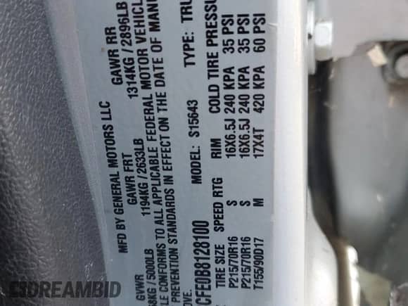 2011 Chevrolet Colorado 1LT z VIN 1GCDSCFE0B8128100, wystawiony jako Copart lot #75937284 z przebiegiem 90 262 mil mil oraz Szkoda całkowita • Salvage title. Historia ofert i sprzedaży dostępna na DreamBid. Obrazek 12.