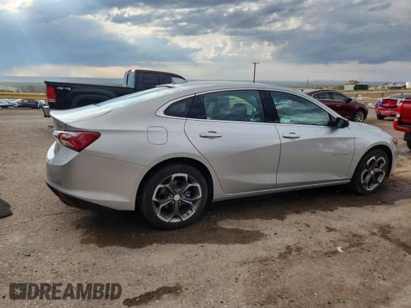 2022 Chevrolet Malibu LT with VIN 1G1ZD5STXNF116724, listed as a Copart auction lot 70255365 with 52,375 mi miles and Salvage title. Bid and sale history available at DreamBid. Image 3.