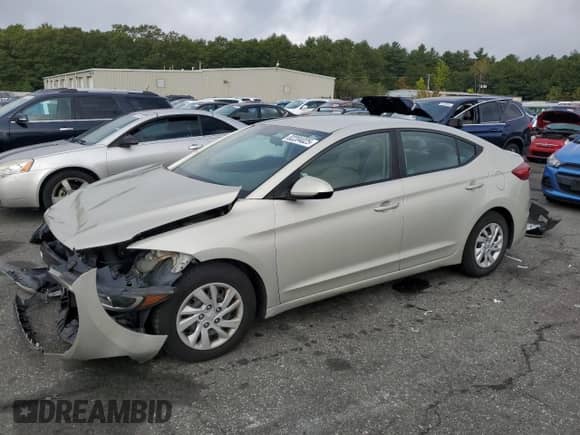 2017 Hyundai Elantra SE with VIN 5NPD74LF6HH177025, listed as a Copart auction lot 82204025 with 67,662 mi miles and Salvage title. Bid and sale history available at DreamBid. Image 1.