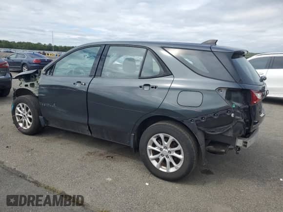 2018 Chevrolet Equinox LS with VIN 3GNAXREV1JS588873, listed as a Copart auction lot 71904665 with 63,602 mi miles and Salvage title. Bid and sale history available at DreamBid. Image 2.