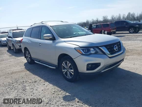2019 Nissan Pathfinder SL with VIN 5N1DR2MN0KC583160, listed as a IAAI auction lot 41811725 with 81,682 mi miles and . Bid and sale history available at DreamBid. Image 1.