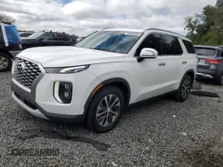 2022 Hyundai Palisade SEL с VIN KM8R24HE8NU449561, выставлен на аукционе Copart как лот 84405465 с пробегом 62 888 миль миль и На запчасти • Non repairable. История ставок и продаж доступна на DreamBid. Изображение 1.