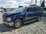 2001 Chevrolet Tahoe LT with VIN 1GNEK13T91R171989, listed as a Copart auction lot 80062185 with 175,339 mi miles and Salvage title. Bid and sale history available at DreamBid. Image 1.