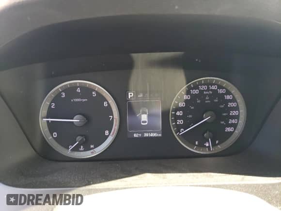 2015 Hyundai Sonata SE with VIN 5NPE24AF7FH216532, listed as a Copart auction lot 85644655 with 391,496 mi miles and Clean title. Bid and sale history available at DreamBid. Image 9.