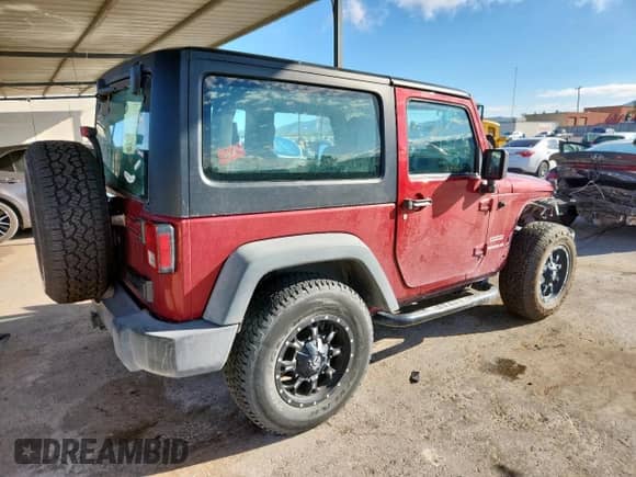 2013 Jeep Wrangler Sport с VIN 1C4AJWAG4DL591390, выставлен на аукционе Copart как лот 84616295 с пробегом 93 750 миль миль и Списание • Salvage title. История ставок и продаж доступна на DreamBid. Изображение 3.