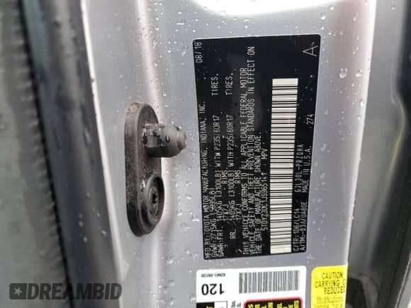 2018 Toyota Sienna XLE z VIN 5TDYZ3DC1JS965141, wystawiony jako Copart lot #81394935 z przebiegiem 87 591 mil mil oraz Szkoda całkowita • Salvage title. Historia ofert i sprzedaży dostępna na DreamBid. Obrazek 14.