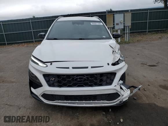 2022 Hyundai Kona N Line z VIN KM8K3CA30NU778515, wystawiony jako Copart lot #66001705 z przebiegiem 76 170 mil mil oraz Szkoda całkowita • Salvage title. Historia ofert i sprzedaży dostępna na DreamBid. Obrazek 5.
