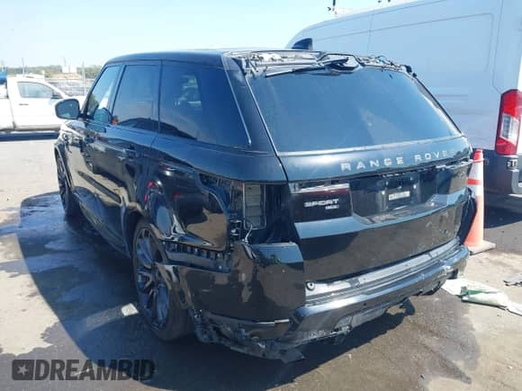 2020 Land Rover Range Rover Sport HST with VIN SALWS2RU1LA707072, listed as a IAAI auction lot 43227576 with 76,799 mi miles and . Bid and sale history available at DreamBid. Image 3.