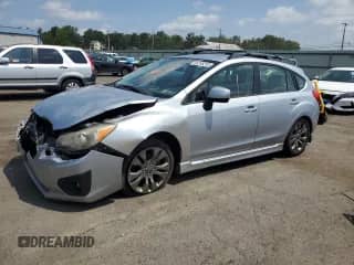 2014 Subaru Impreza Special Sports Premium with VIN JF1GPAL67E9224892, listed as a Copart auction lot 66288255 with 125,636 mi miles and Salvage title. Bid and sale history available at DreamBid. Image 1.