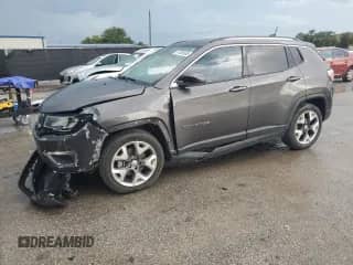 2020 Jeep Compass Limited с VIN 3C4NJCCB8LT122596, выставлен на аукционе Copart как лот 67806685 с пробегом 104 798 миль миль и Списание • Salvage title. История ставок и продаж доступна на DreamBid. Изображение 1.