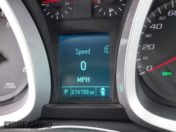 2012 Chevrolet Equinox 1LT z VIN 2GNFLEEKXC6138379, wystawiony jako IAAI lot #43157140 z przebiegiem 74 799 mil mil oraz . Historia ofert i sprzedaży dostępna na DreamBid. Obrazek 7.