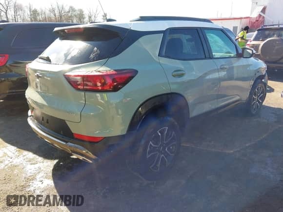 2024 Chevrolet TrailBlazer ACTIV с VIN KL79MSSL2RB091401, выставлен на аукционе IAAI как лот 41807610 с пробегом 9 610 миль миль и . История ставок и продаж доступна на DreamBid. Изображение 4.