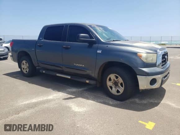 2007 Toyota Tundra SR5 z VIN 5TBET54197S454423, wystawiony jako Copart lot #57788184 z przebiegiem 127 189 mil mil oraz Czysty tytuł • Clean title. Historia ofert i sprzedaży dostępna na DreamBid. Obrazek 4.