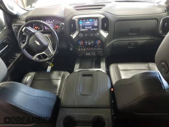 2019 Chevrolet Silverado 1500 LTZ with VIN 1GCUYGEL3KZ292263, listed as a Copart auction lot 63335855 with 57,889 mi miles and Salvage title. Bid and sale history available at DreamBid. Image 8.