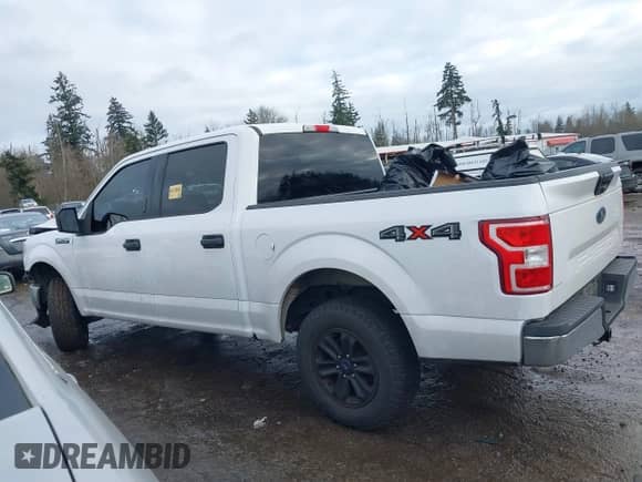 2018 Ford F-150 XL z VIN 1FTEW1EB1JKE15855, wystawiony jako IAAI lot #41496390 z przebiegiem 83 213 mil mil oraz . Historia ofert i sprzedaży dostępna na DreamBid. Obrazek 14.