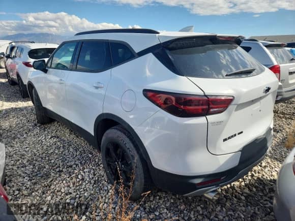 2024 Chevrolet Blazer LT with VIN 3GNKBHR41RS151370, listed as a Copart auction lot 55292065 with 34,435 mi miles and Salvage title. Bid and sale history available at DreamBid. Image 2.