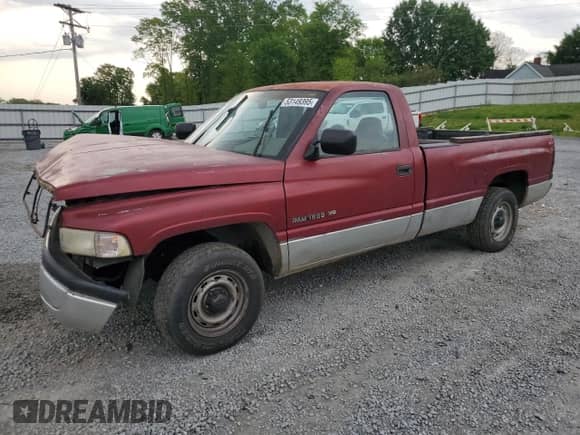 1995 Dodge 1500 with VIN 1B7HC16Y8SS229949, listed as a Copart auction lot 53149395 with 222,260 mi miles and Salvage title. Bid and sale history available at DreamBid. Image 1.