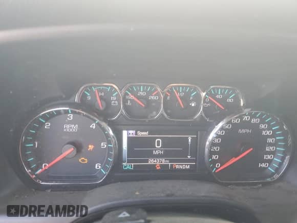 2016 Chevrolet Silverado 1500 LT with VIN 1GCRCREH7GZ276568, listed as a Copart auction lot 52934555 with 264,378 mi miles and Salvage title. Bid and sale history available at DreamBid. Image 9.