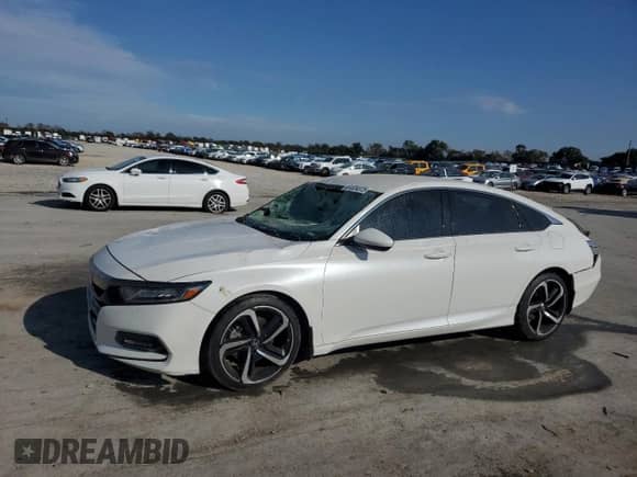 2018 Honda Accord Sport с VIN 1HGCV1F32JA164448, выставлен на аукционе Copart как лот 81524375 с пробегом 96 208 миль миль и Списание • Salvage title. История ставок и продаж доступна на DreamBid. Изображение 1.