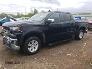 2021 Chevrolet Silverado 1500 LT z VIN 1GCUYDED9MZ364884, wystawiony jako Copart lot #57813095 z przebiegiem 58 890 mil mil oraz Szkoda całkowita • Salvage title. Historia ofert i sprzedaży dostępna na DreamBid. Obrazek 1.