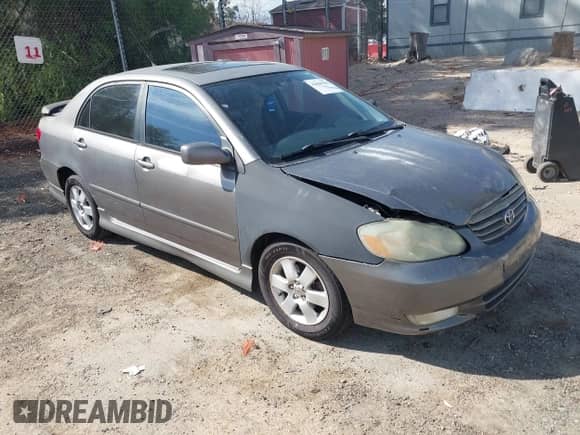 2004 Toyota Corolla CE with VIN 1NXBR32E84Z310058, listed as a IAAI auction lot 43090508 with 217,147 mi miles and . Bid and sale history available at DreamBid. Image 1.