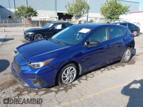 2024 Subaru Impreza с VIN JF1GUABC9R8854800, выставлен на аукционе IAAI как лот 43220607 с пробегом 12 192 миль миль и . История ставок и продаж доступна на DreamBid. Изображение 2.