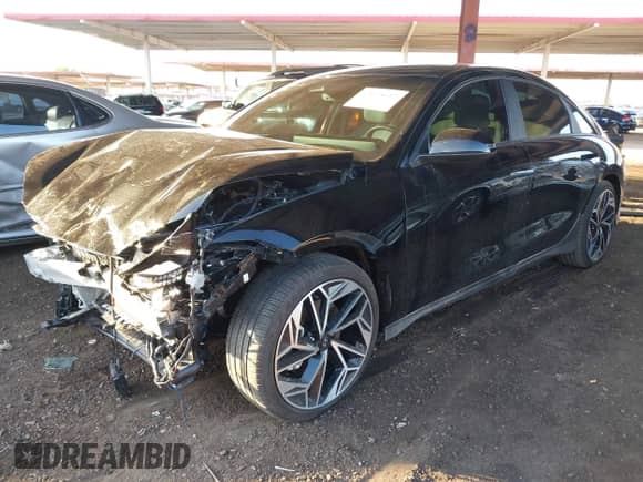 2023 Hyundai Ioniq 6 SEL with VIN KMHM34AA2PA020922, listed as a IAAI auction lot 43075612 with 14,084 mi miles and . Bid and sale history available at DreamBid. Image 18.
