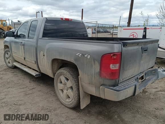 2009 Chevrolet Silverado 1500 LTZ with VIN 1GCEK39J49Z260388, listed as a Copart auction lot 57363865 with 151,689 mi miles and Salvage title. Bid and sale history available at DreamBid. Image 2.