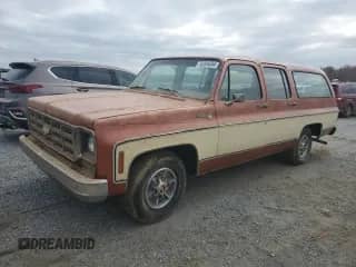 1977 Chevrolet Suburban с VIN CCL167F144344, выставлен на аукционе Copart как лот 78394504 с пробегом 73 322 миль миль и Списание • Salvage title. История ставок и продаж доступна на DreamBid. Изображение 1.