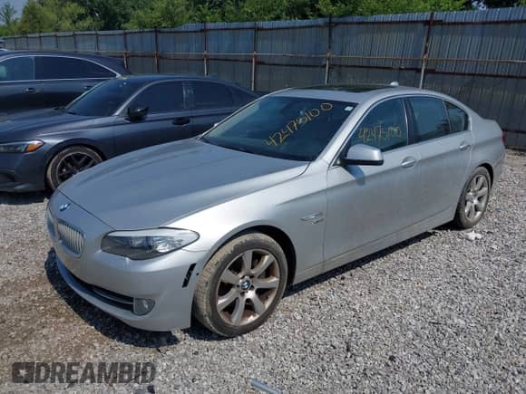 2011 BMW 5 Series 550i xDrive with VIN WBAFU9C50BC783846, listed as a IAAI auction lot 42475100 with 131,266 mi miles and . Bid and sale history available at DreamBid. Image 2.