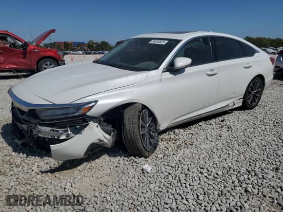 2021 Honda Accord EX-L с VIN 1HGCV1F52MA064999, выставлен на аукционе Copart как лот 80853625 с пробегом Не указан миль и Списание • Salvage title. История ставок и продаж доступна на DreamBid. Изображение 1.