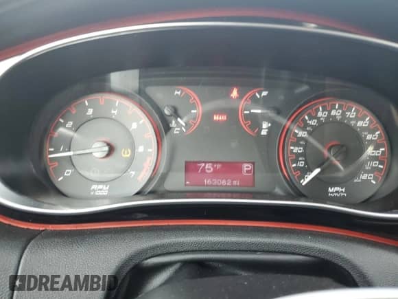 2016 Dodge Dart SE with VIN 1C3CDFAA2GD728924, listed as a Copart auction lot 80656675 with 163,082 mi miles and Salvage title. Bid and sale history available at DreamBid. Image 9.