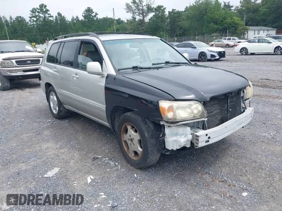 2004 Toyota Highlander with VIN JTEDP21A240038928, listed as a IAAI auction lot 42934252 with 160,203 mi miles and . Bid and sale history available at DreamBid. Image 1.