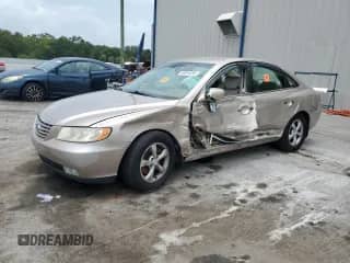 2007 Hyundai Azera GLS с VIN KMHFC46D97A235273, выставлен на аукционе Copart как лот 59891635 с пробегом 68 518 миль миль и Списание • Salvage title. История ставок и продаж доступна на DreamBid. Изображение 1.