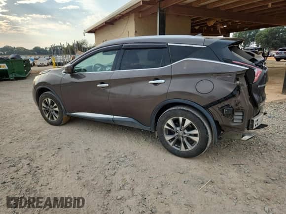 2016 Nissan Murano Platinum with VIN 5N1AZ2MG8GN109182, listed as a Copart auction lot 81396325 with 201,680 mi miles and Salvage title. Bid and sale history available at DreamBid. Image 2.