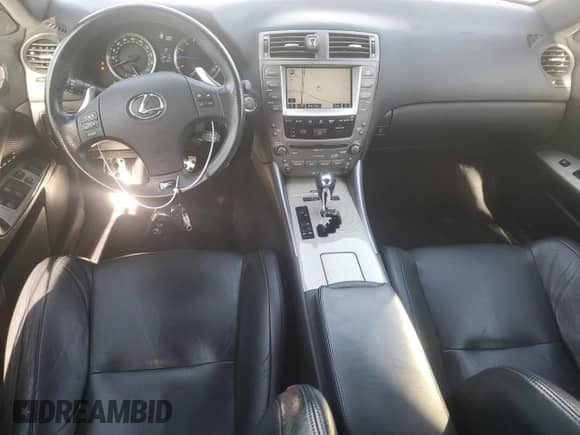 2008 Lexus IS F with VIN JTHBP262585003921, listed as a Copart auction lot 82384074 with 104,117 mi miles and Salvage title. Bid and sale history available at DreamBid. Image 8.