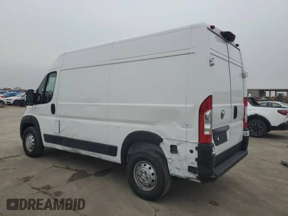 2023 Ram ProMaster Cargo с VIN 3C6LRVBG4PE587368, выставлен на аукционе Copart как лот 44138205 с пробегом 5 685 миль миль и Списание • Salvage title. История ставок и продаж доступна на DreamBid. Изображение 2.