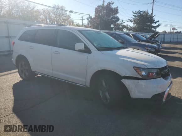 2016 Dodge Journey Crossroad Plus with VIN 3C4PDCGG3GT149295, listed as a Copart auction lot 86249115 with 96,186 mi miles and Salvage title. Bid and sale history available at DreamBid. Image 4.