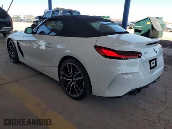 2020 BMW Z4 sDrive30i with VIN WBAHF3C0XLWW60530, listed as a Copart auction lot 57099555 with 20,464 mi miles and Salvage title. Bid and sale history available at DreamBid. Image 2.