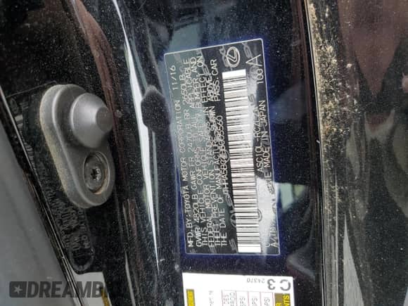 2017 Lexus RC 200t с VIN JTHHA5BC4H5005560, выставлен на аукционе Copart как лот 59151425 с пробегом 161 793 миль миль и Списание • Salvage title. История ставок и продаж доступна на DreamBid. Изображение 13.