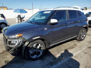 2021 Hyundai Venue Denim z VIN KMHRC8A36MU082087, wystawiony jako Copart lot #86728235 z przebiegiem 62 323 mil mil oraz Szkoda całkowita • Salvage title. Historia ofert i sprzedaży dostępna na DreamBid. Obrazek 1.