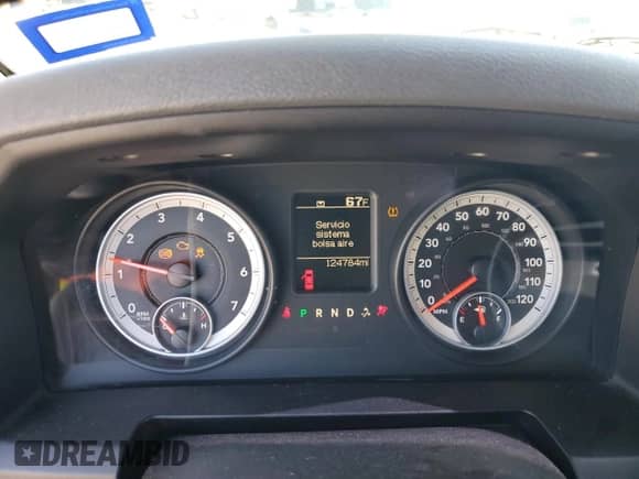 2013 Ram 1500 Tradesman with VIN 1C6RR6KG7DS566166, listed as a Copart auction lot 84677624 with 124,784 mi miles and Salvage title. Bid and sale history available at DreamBid. Image 9.