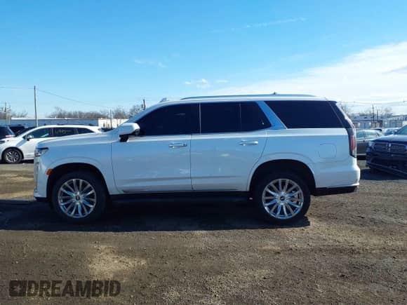 2021 Cadillac Escalade Premium Luxury with VIN 1GYS4BKLXMR394649, listed as a IAAI auction lot 41474731 with 85,268 mi miles and . Bid and sale history available at DreamBid. Image 14.