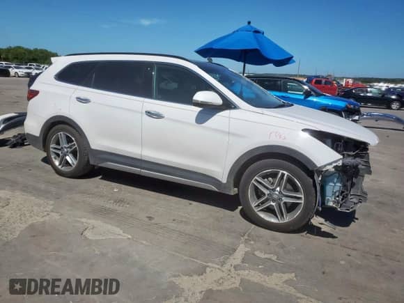 2017 Hyundai Santa Fe SE Ultimate с VIN KM8SR4HF4HU195132, выставлен на аукционе Copart как лот 66035455 с пробегом 113 650 миль миль и Списание • Salvage title. История ставок и продаж доступна на DreamBid. Изображение 4.