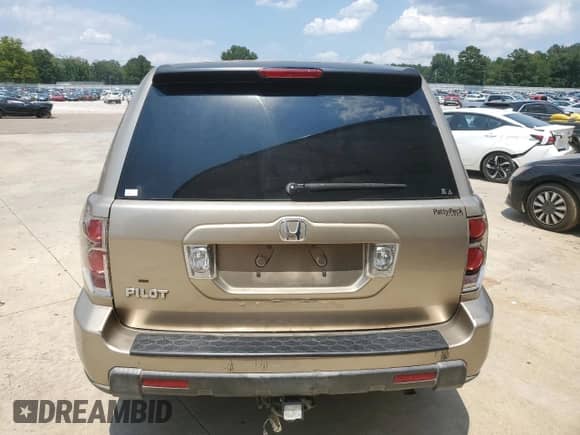 2006 Honda Pilot LX с VIN 5FNYF28106B021970, выставлен на аукционе Copart как лот 67456725 с пробегом 276 960 миль миль и Чистый • Clean title. История ставок и продаж доступна на DreamBid. Изображение 6.