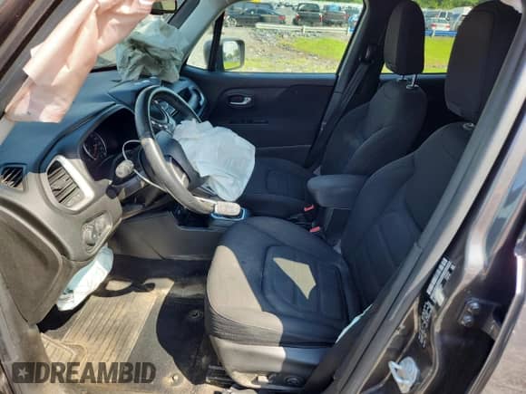 2018 Jeep Renegade Latitude with VIN ZACCJBBB4JPJ43840, listed as a Copart auction lot 62208665 with Not provided miles and Salvage title. Bid and sale history available at DreamBid. Image 7.