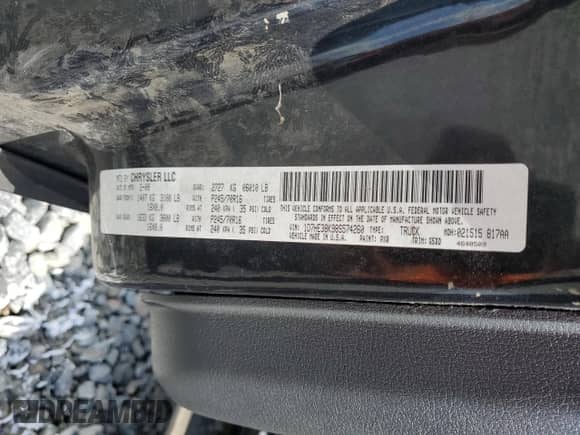 2008 Dodge Dakota SXT with VIN 1D7HE38K98S574260, listed as a Copart auction lot 69812655 with 203,980 mi miles and Clean title. Bid and sale history available at DreamBid. Image 12.