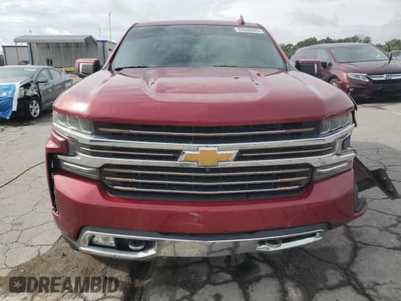 2019 Chevrolet Silverado 1500 High Country with VIN 1GCUYHEL0KZ117569, listed as a Copart auction lot 83838845 with 147,284 mi miles and Salvage title. Bid and sale history available at DreamBid. Image 5.