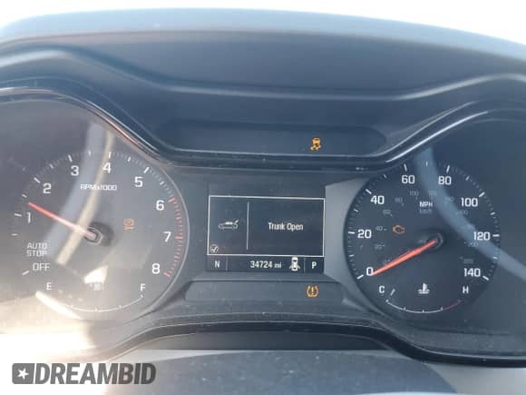 2024 Chevrolet Trax LS with VIN KL77LFE25RC100879, listed as a Copart auction lot 85911055 with 34,724 mi miles and Salvage title. Bid and sale history available at DreamBid. Image 9.