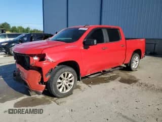 2020 Chevrolet Silverado 1500 Custom z VIN 1GCPYBEH7LZ296975, wystawiony jako Copart lot #68501055 z przebiegiem 95 083 mil mil oraz Szkoda całkowita • Salvage title. Historia ofert i sprzedaży dostępna na DreamBid. Obrazek 1.
